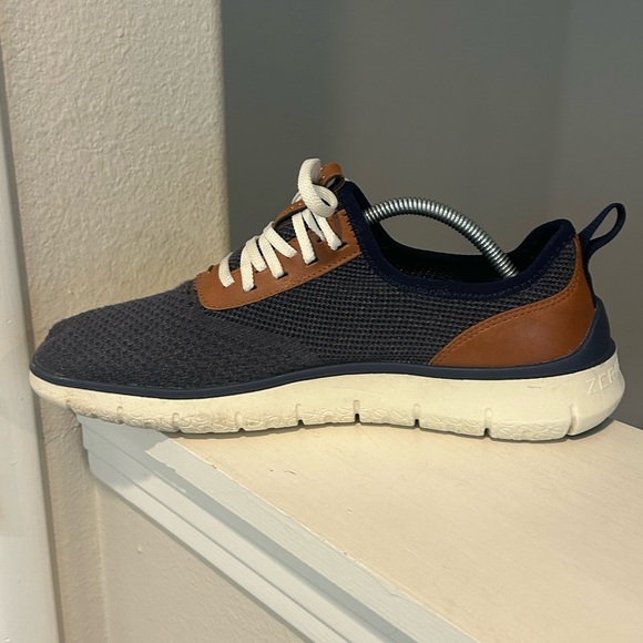 Cole Haan (Mens 10) Zerogrand Generation Stitchlite Lace Up Shoes Gray Knit Used - Picture 3 of 9